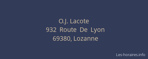 O.J. Lacote