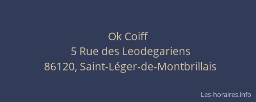 Ok Coiff