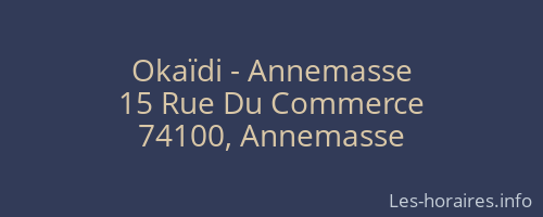 Okaïdi - Annemasse