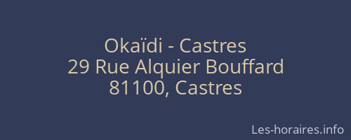 Okaïdi - Castres