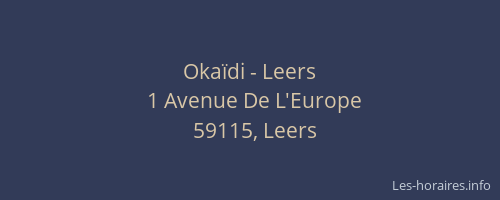 Okaïdi - Leers