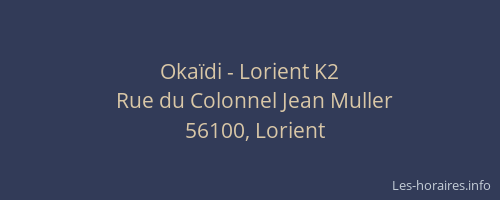 Okaïdi - Lorient K2
