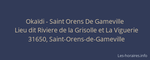 Okaïdi - Saint Orens De Gameville