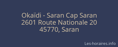 Okaïdi - Saran Cap Saran