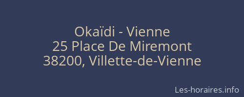 Okaïdi - Vienne