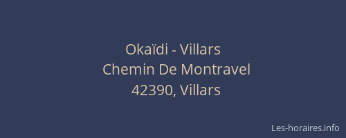 Okaïdi - Villars