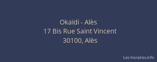 Oka&iuml;di - Al&egrave;s