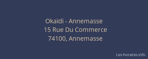 Okaïdi - Annemasse