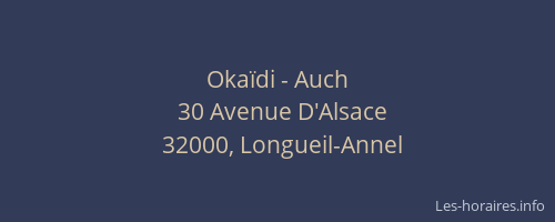 Okaïdi - Auch