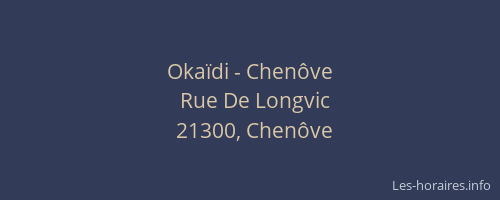 Okaïdi - Chenôve