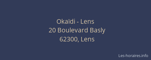 Okaïdi - Lens