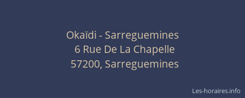 Okaïdi - Sarreguemines