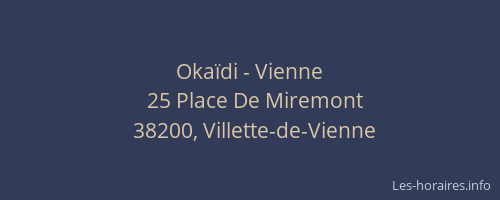 Okaïdi - Vienne