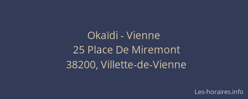 Oka&iuml;di - Vienne