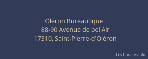 Ol&eacute;ron Bureautique