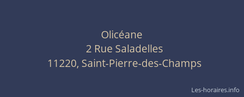 Olic&eacute;ane