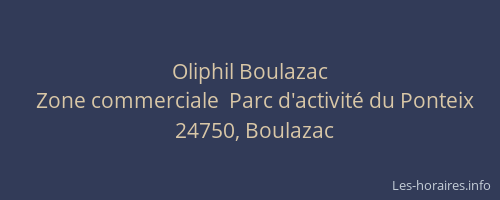 Oliphil Boulazac