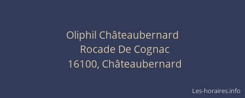 Oliphil Châteaubernard