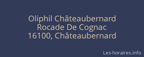 Oliphil Châteaubernard