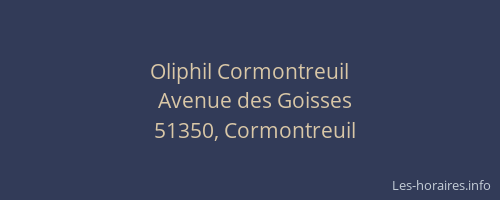 Oliphil Cormontreuil
