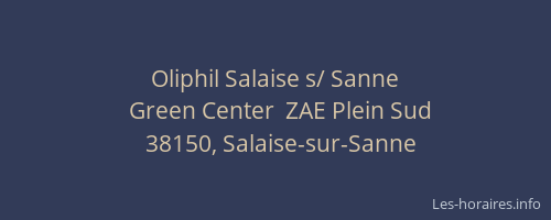 Oliphil Salaise s/ Sanne