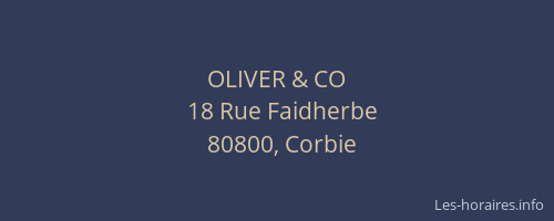 OLIVER & CO