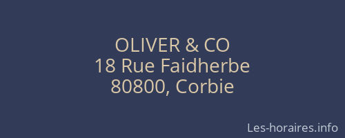 OLIVER & CO