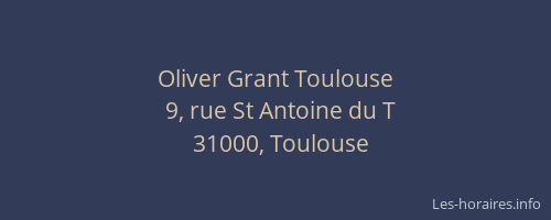 Oliver Grant Toulouse