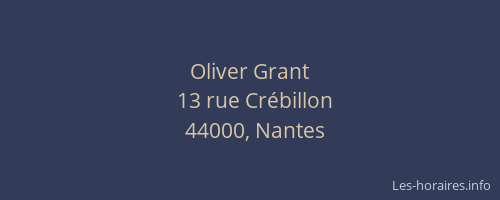 Oliver Grant