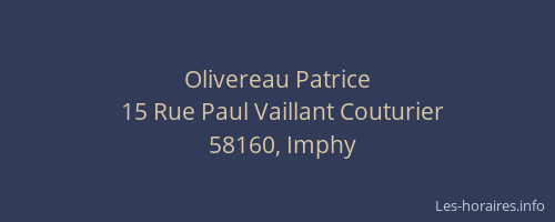 Olivereau Patrice