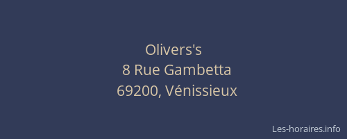 Olivers's