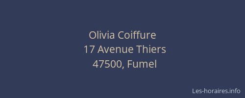Olivia Coiffure