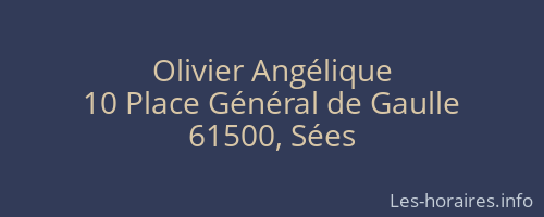 Olivier Angélique