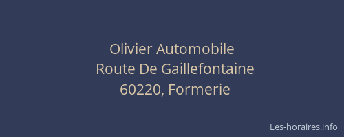 Olivier Automobile