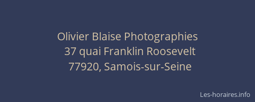 Olivier Blaise Photographies