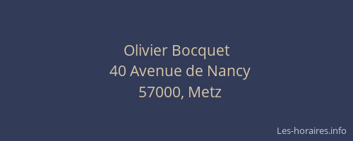 Olivier Bocquet