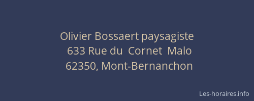 Olivier Bossaert paysagiste