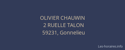 OLIVIER CHAUWIN