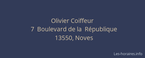 Olivier Coiffeur