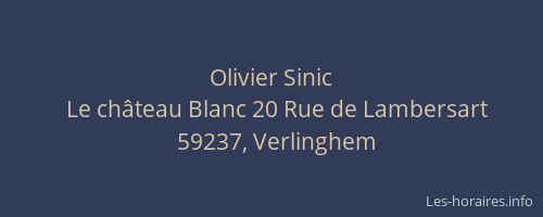 Olivier Sinic