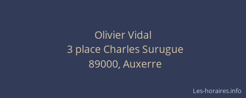 Olivier Vidal
