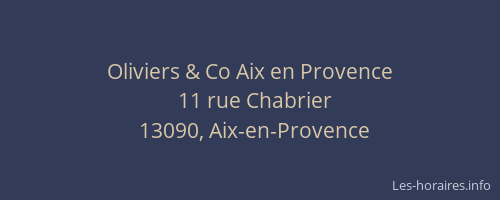 Oliviers & Co Aix en Provence