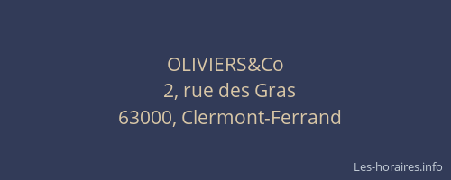 OLIVIERS&Co