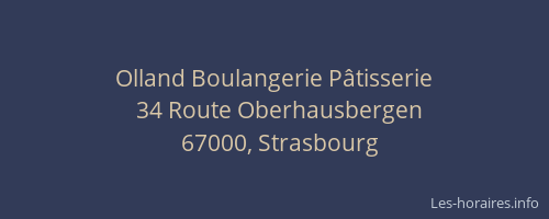 Olland Boulangerie Pâtisserie