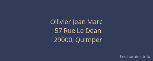 Ollivier Jean Marc