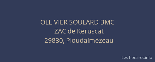 OLLIVIER SOULARD BMC
