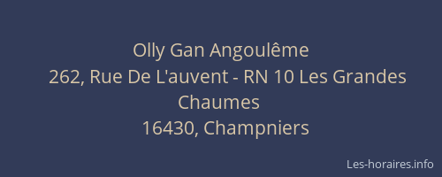 Olly Gan Angoul&ecirc;me