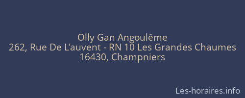 Olly Gan Angoulême