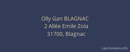 Olly Gan BLAGNAC