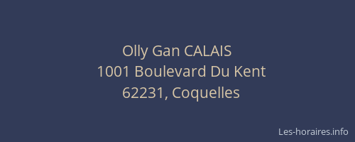 Olly Gan CALAIS